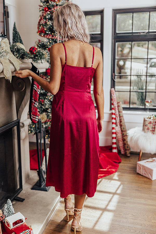 L&A | Before Happy Hour Satin Midi