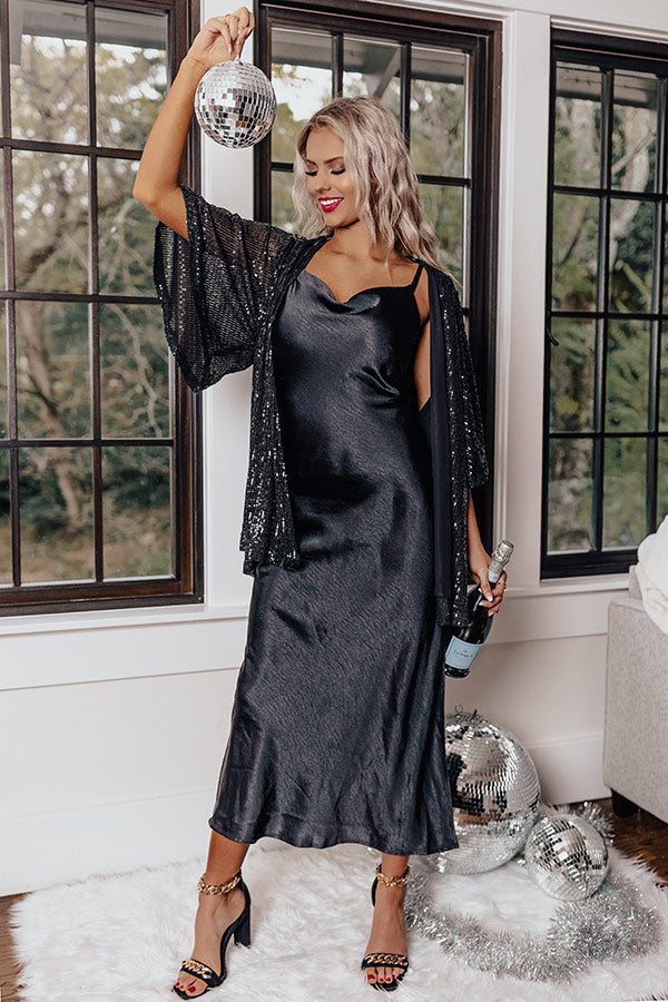 L&A | Seems Like Love Satin Maxi