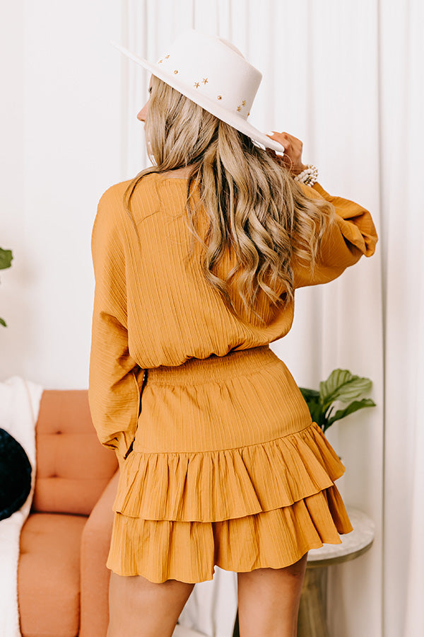 L&A | Slight Change Of Plans Dress In Golden Honey