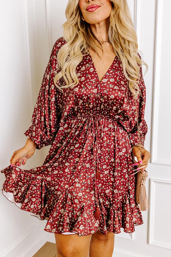 L&A | Simply Carried Away Floral Mini Dress Curves