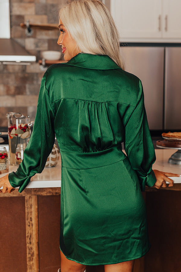 L&A | Forever First Class Wrap Mini Dress