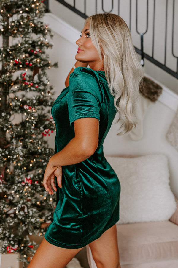 L&A | Boarding First Class Velvet Mini Dress
