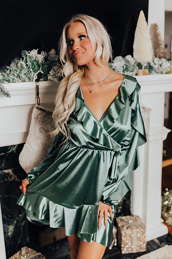 L&A | Simple & Elegant Satin Mini Dress