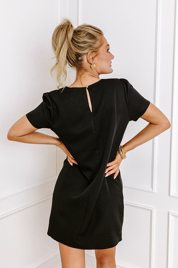 L&A | Sweetly Simple Mini Dress in Black