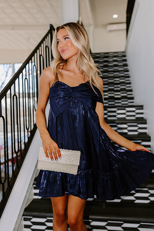 L&A | Put A Bow On It Asymmetrical Mini Dress