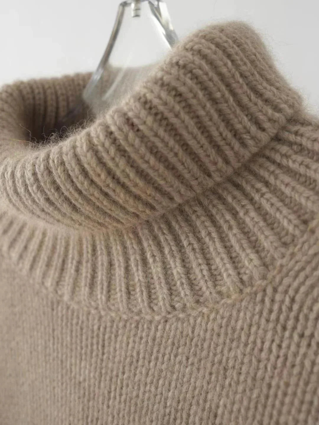 L&A | High Collar Loose Knitted Sweater