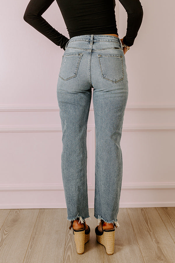 L&A – Judith High Waist Straight Leg Jeans