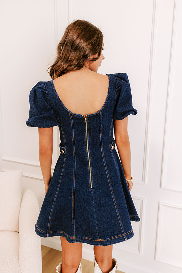 L&A | Darling Gaze Denim Mini Dress