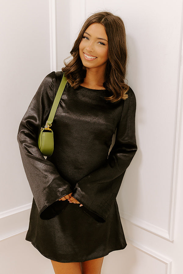 L&A | Moonlit Dance Satin Mini Dress