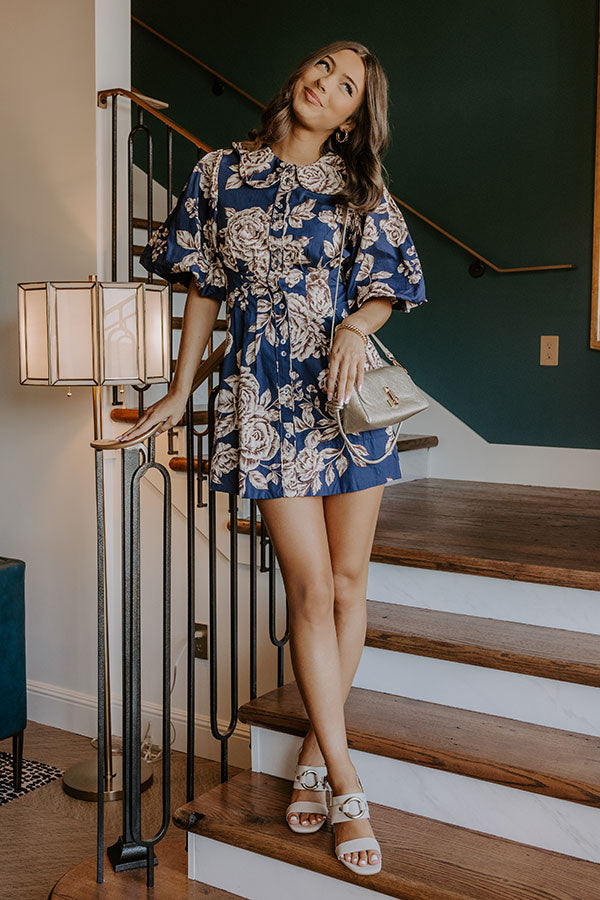 L&A | Rosewood Reverie Button Down Mini Dress