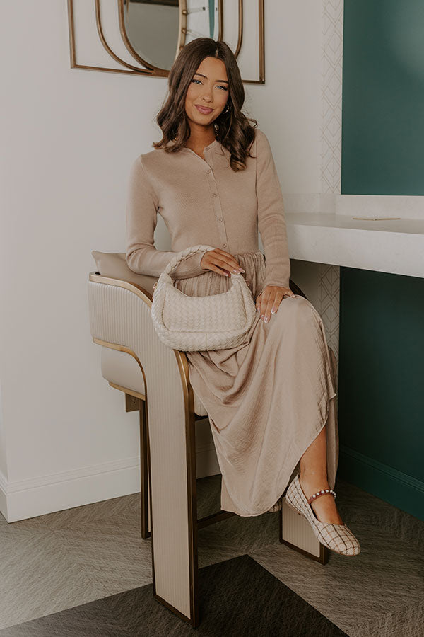 L&A | Cafe Charm Knit Midi Dress