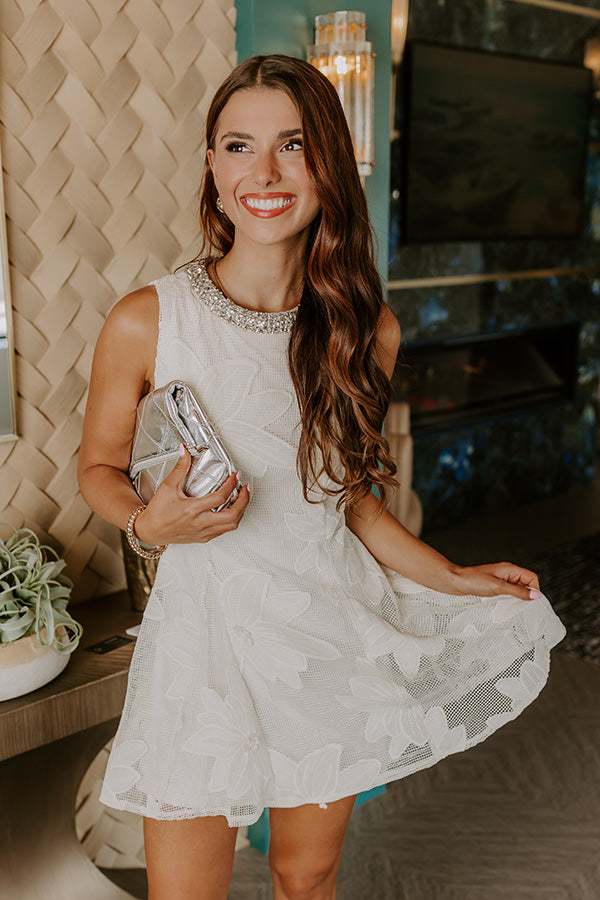 L&A | Sparks Fly Rhinestone Embellished Mini Dress