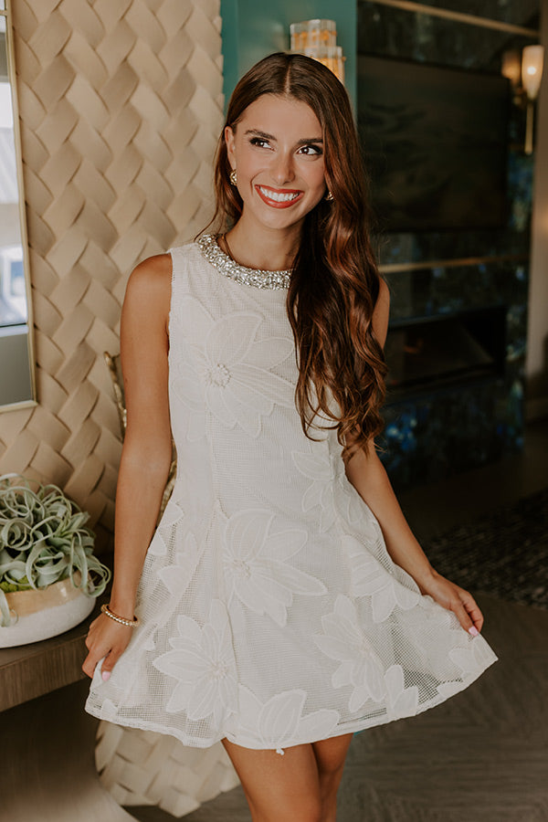 L&A | Sparks Fly Rhinestone Embellished Mini Dress