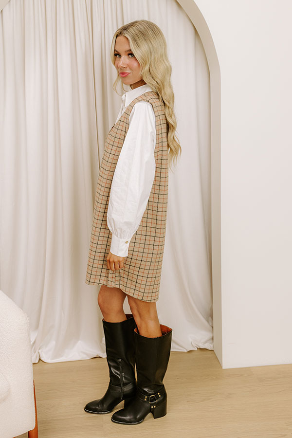 L&A | Pep In Your Step Wool-Blend Mini Dress