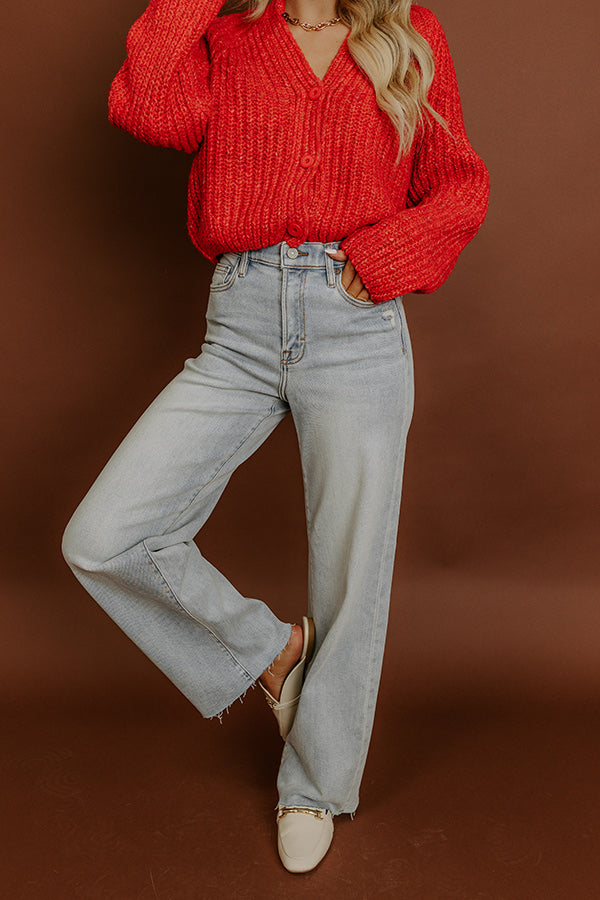 L&A – Hidden Jean Logan High Waist Dad Jean in Light Wash