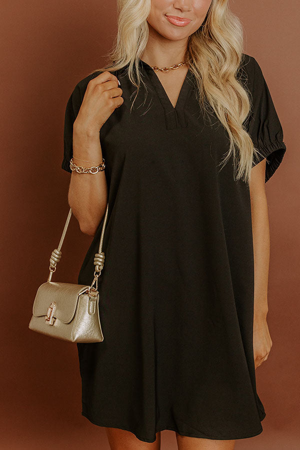 L&A | Broadway Muse Mini Dress in Black