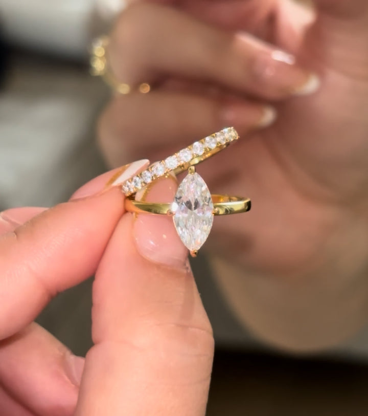 L&A - Gold Lumière Ring | 925 Sterling Silver