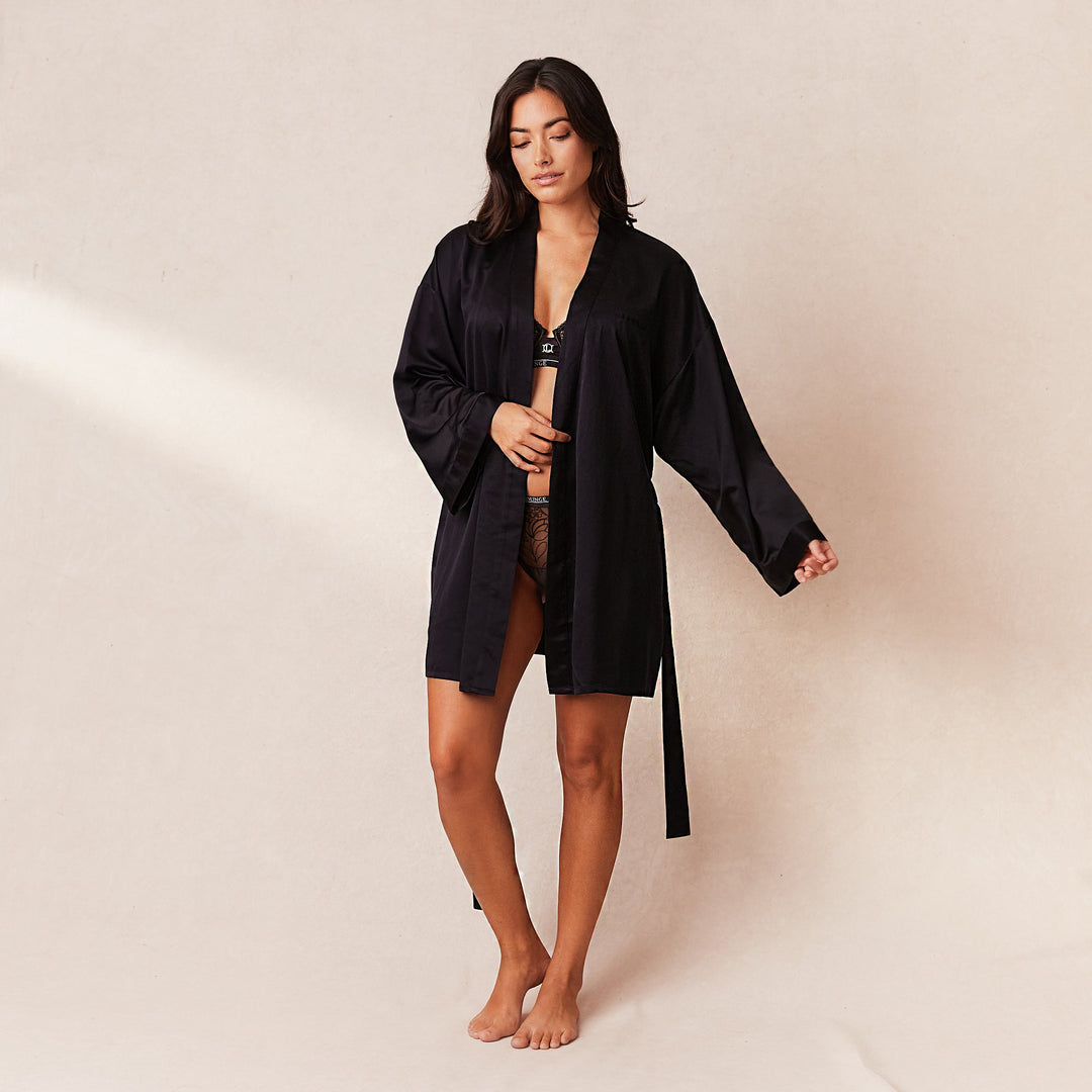 L&A | The Midnight Whisper Satin Robe