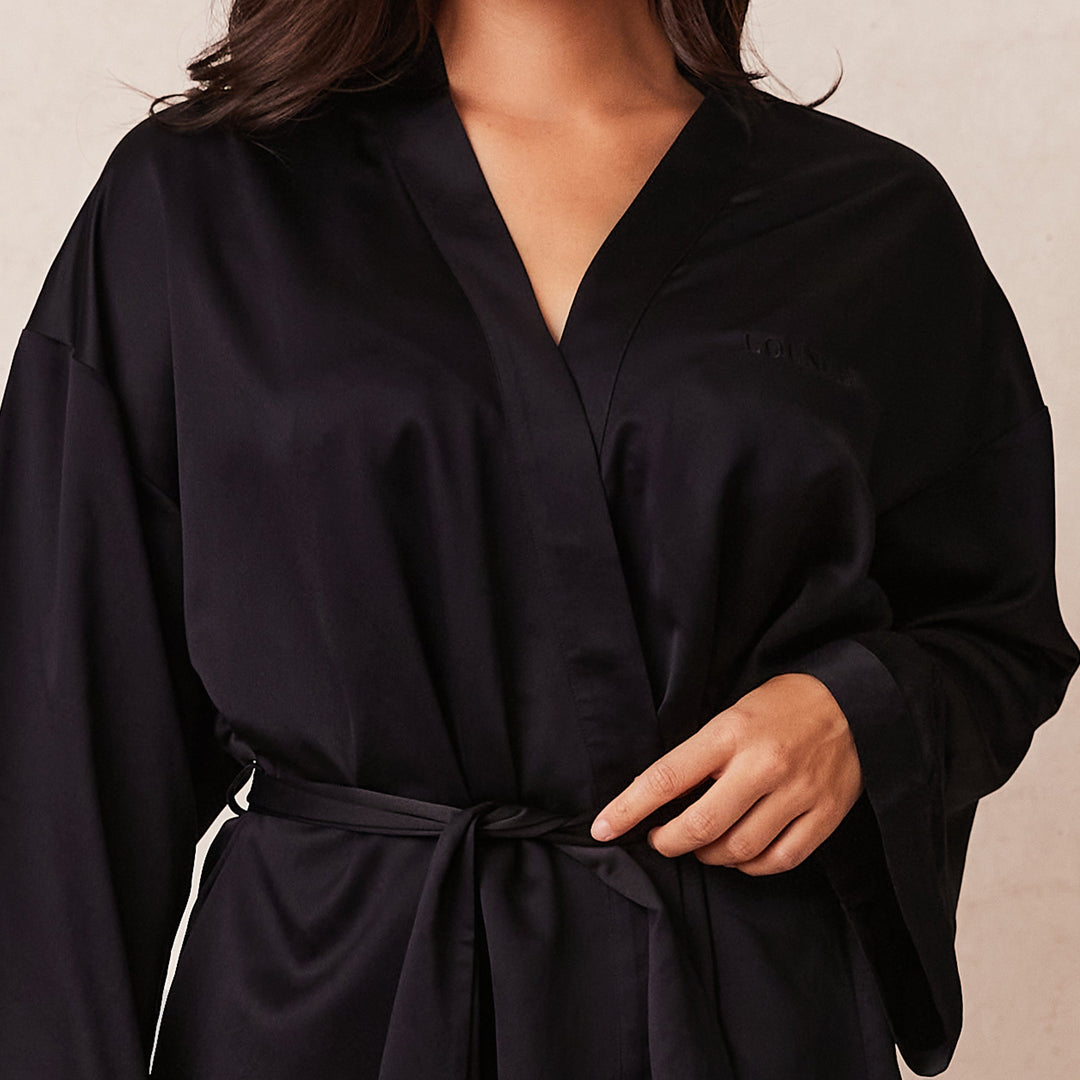L&A | The Midnight Whisper Satin Robe