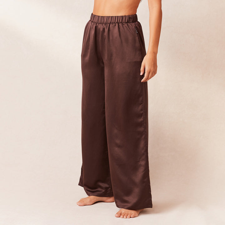 L&A | The Velvet Dawn Satin Pyjama Set
