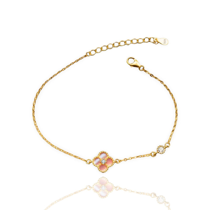 L&A - Single Clover Bracelet | 925 Sterling Silver