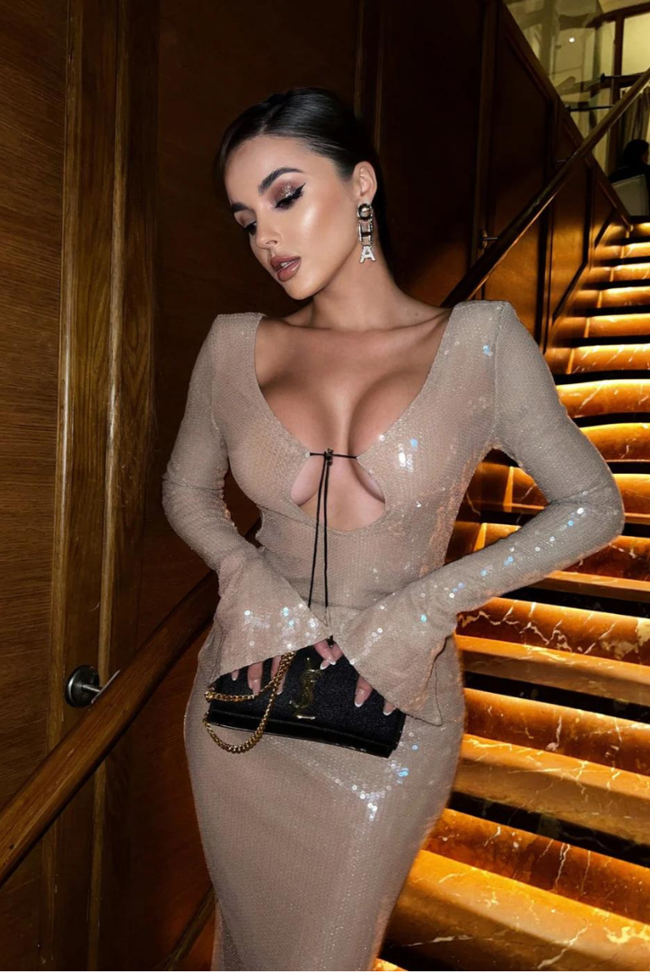 L&A | Coraline Sequins Midi Dress