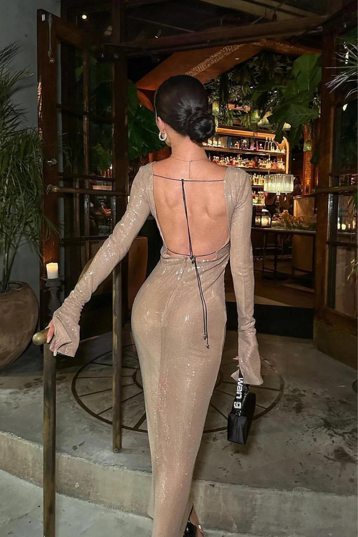 L&A | Coraline Sequins Midi Dress