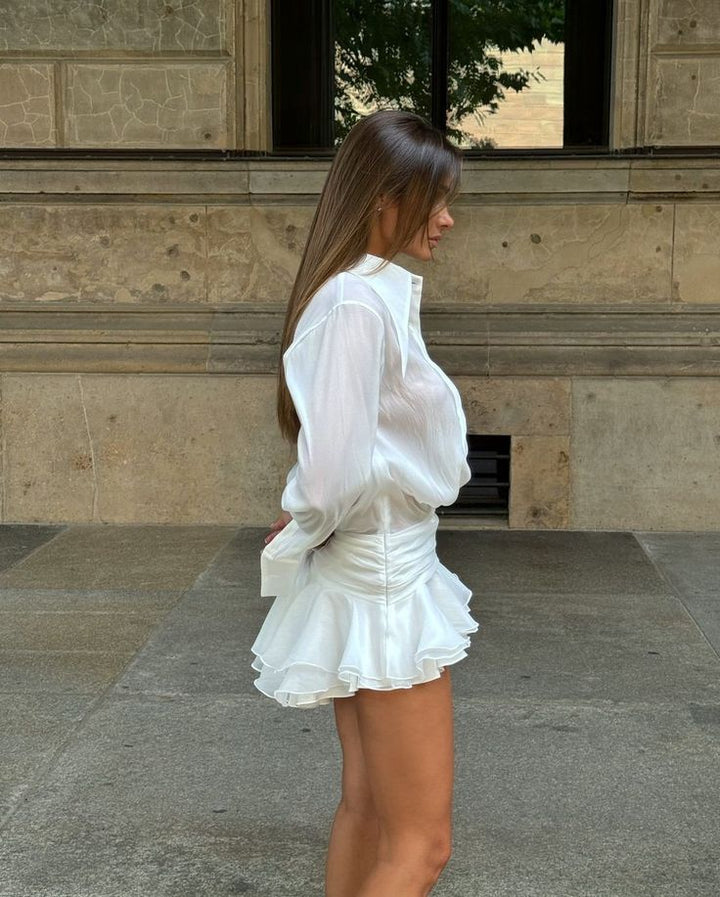 L&A | Brynlee Pleated Mini Dress