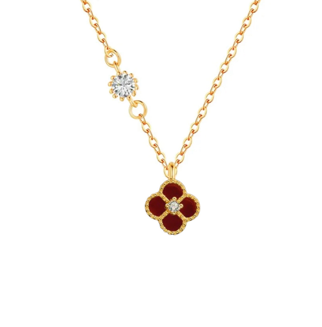 L&A - Single Clover Necklace | 925 Sterling Silver
