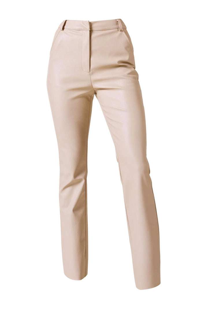 L&A | Aurora Luxe Slim Leather Pants