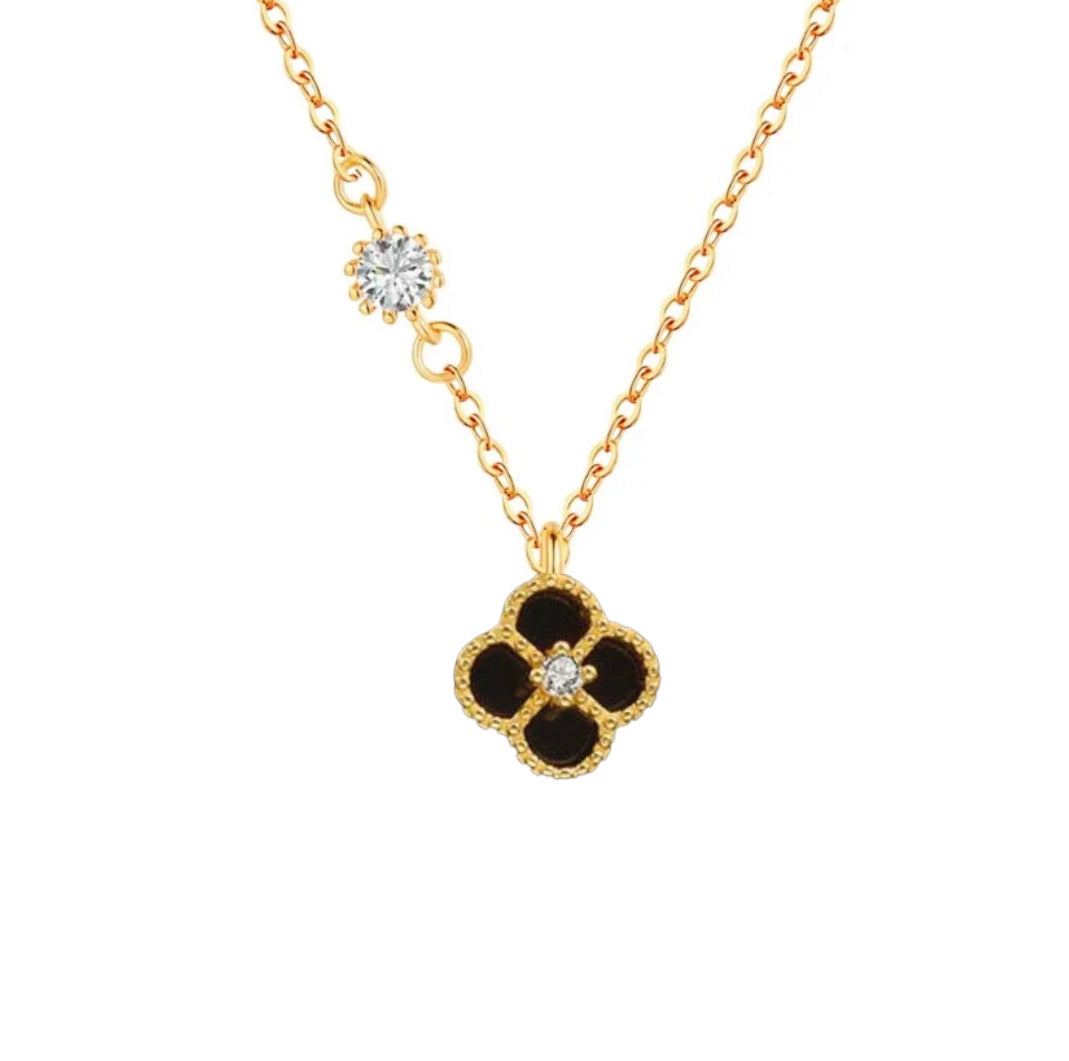 L&A - Single Clover Necklace | 925 Sterling Silver