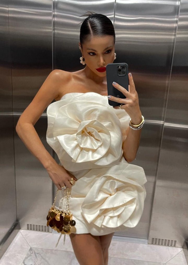 L&A | Alana Fleur Strapless Mini Dress