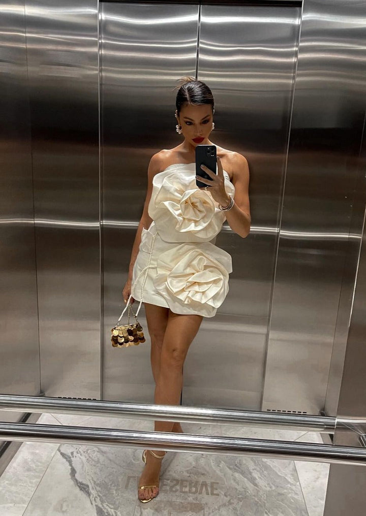 L&A | Alana Fleur Strapless Mini Dress