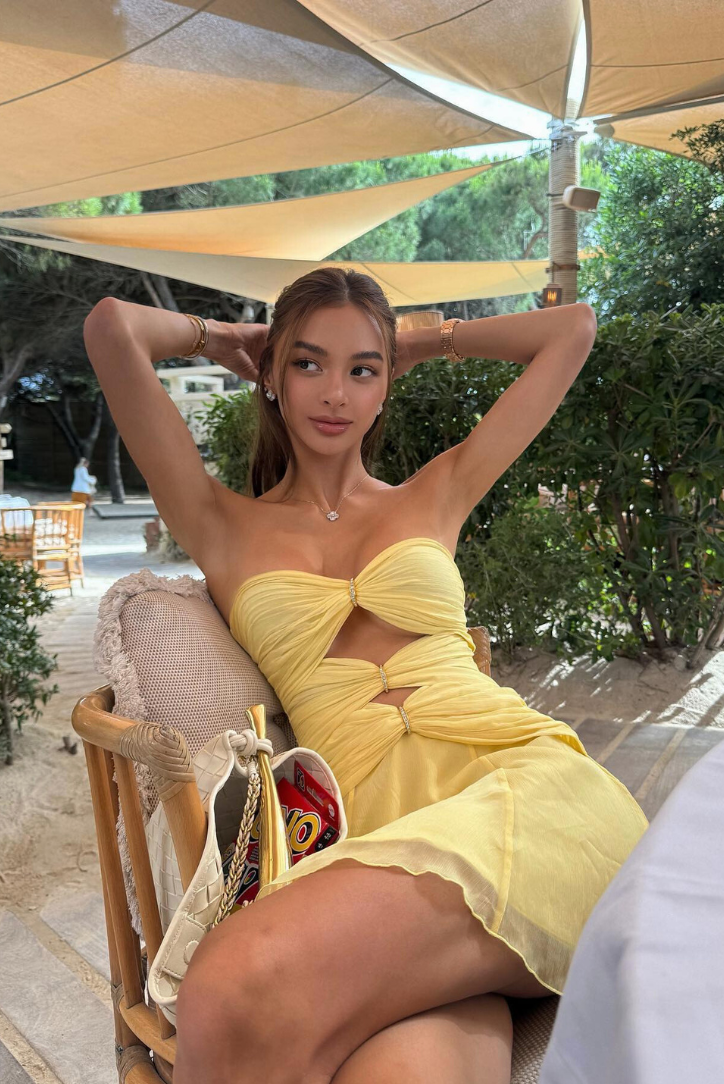 L&A | Priya Golden Rings Mini Dress