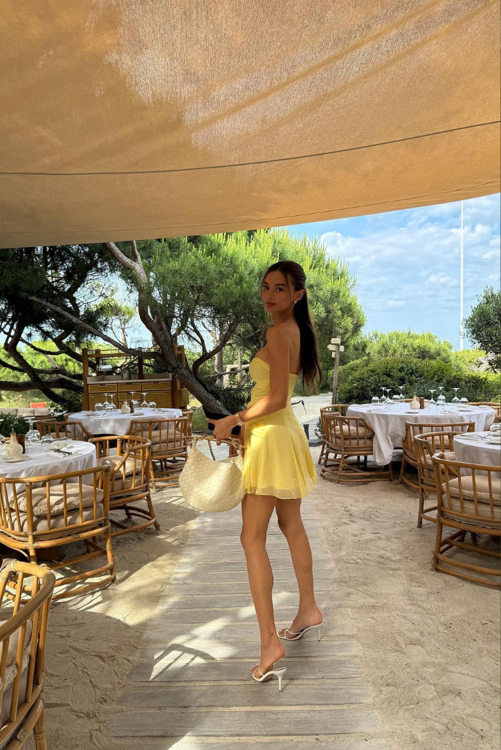 L&A | Priya Golden Rings Mini Dress