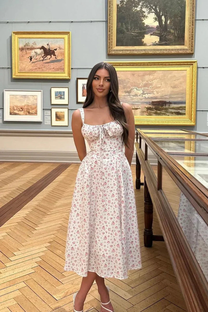 L&A | Meredith Corset Midi Dress