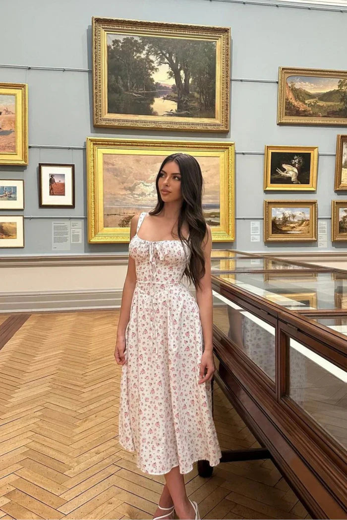 L&A | Meredith Corset Midi Dress