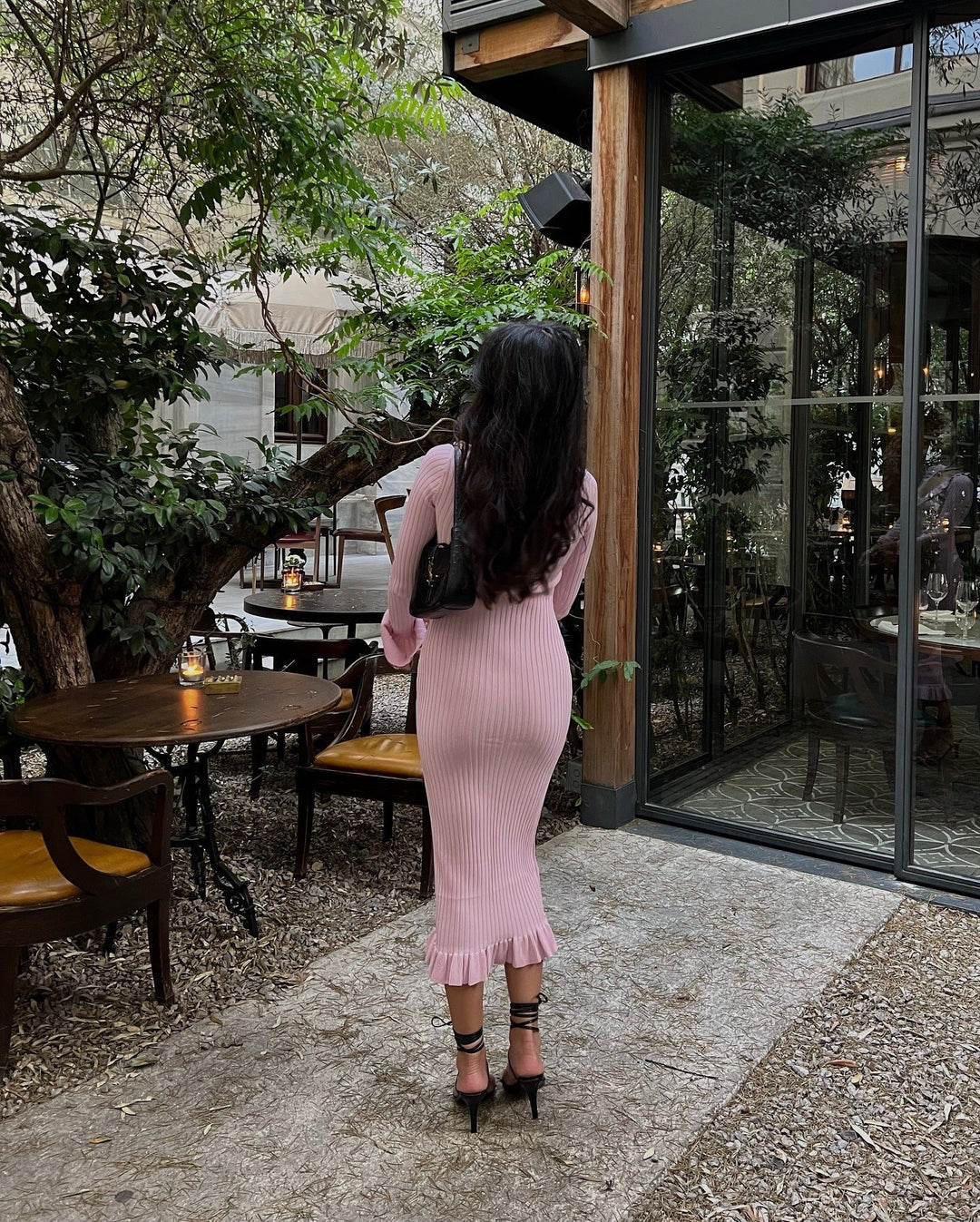 L&A | Neoma Casual Long Sleeved Midi Dress