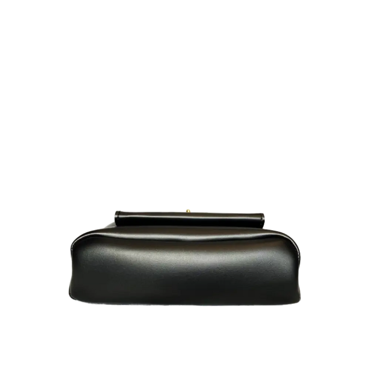L&A | Anna - Chic Leather Bag with Kiss-Lock Closure