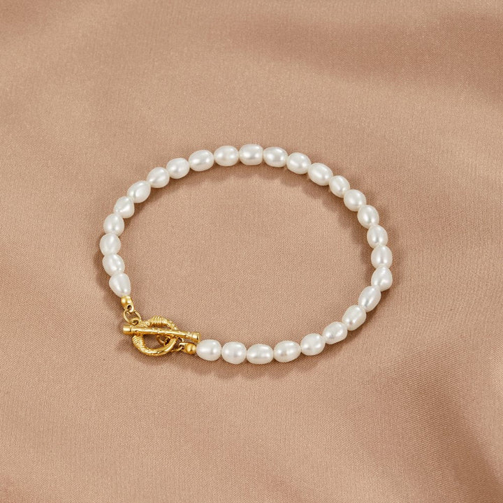 L&A | Selene Pearl Link Bracelet