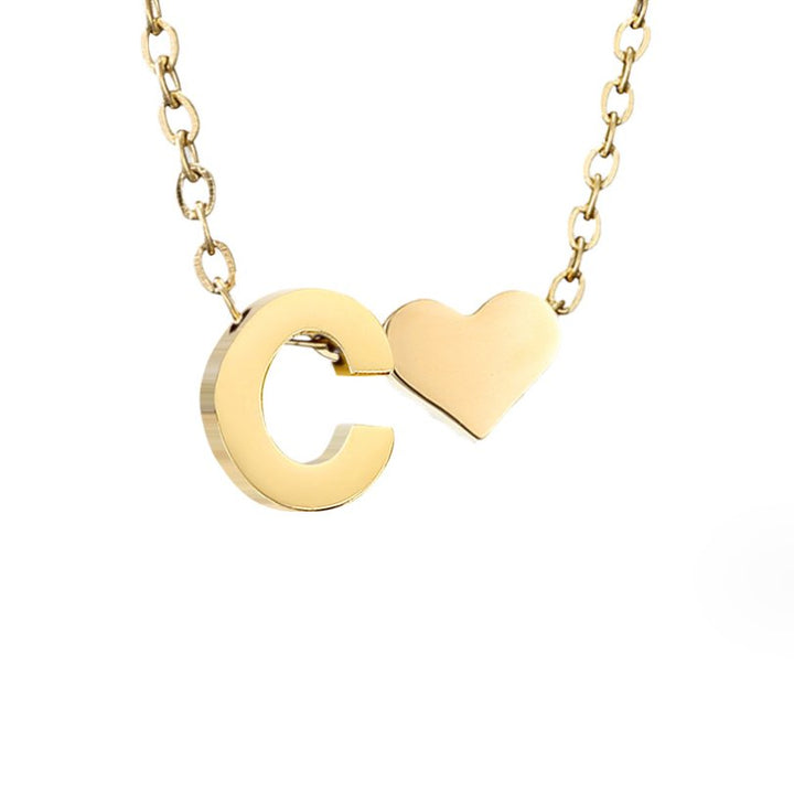 L&A | Forever Love Letter Gold Necklace