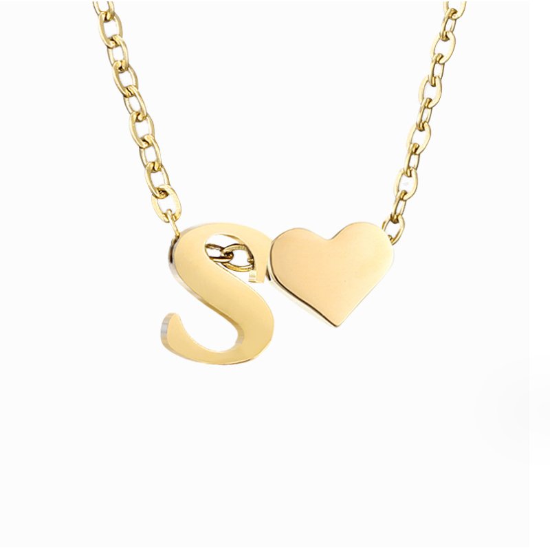 L&A | Forever Love Letter Gold Necklace