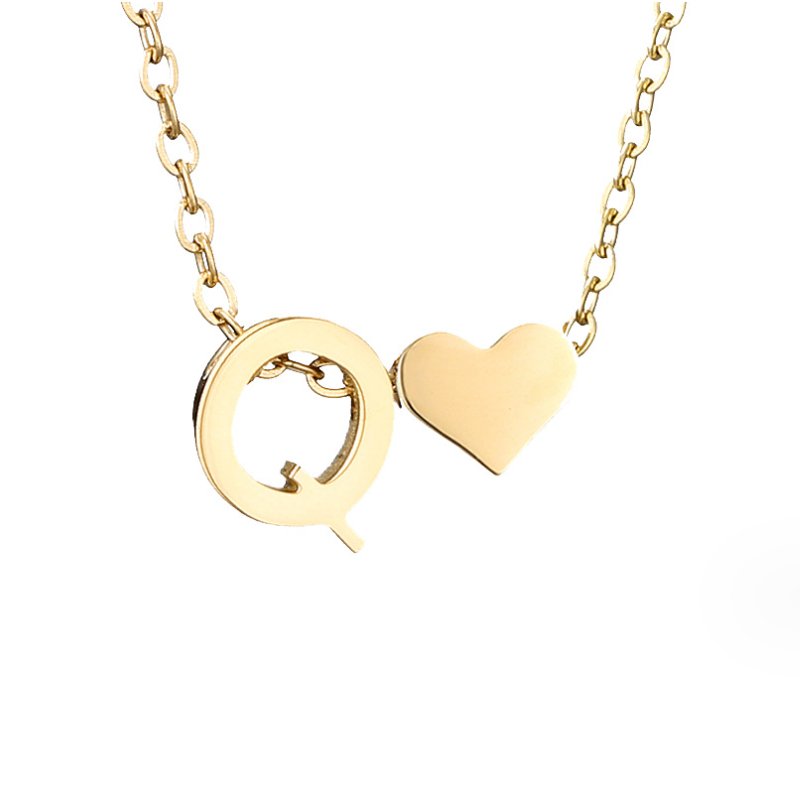 L&A | Forever Love Letter Gold Necklace