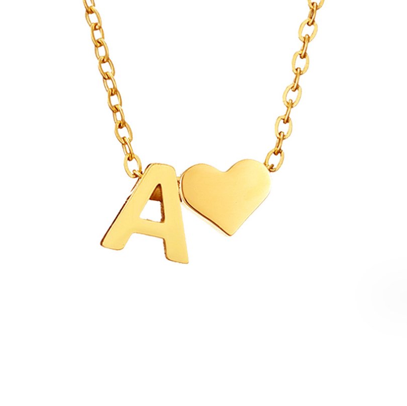 L&A | Forever Love Letter Gold Necklace