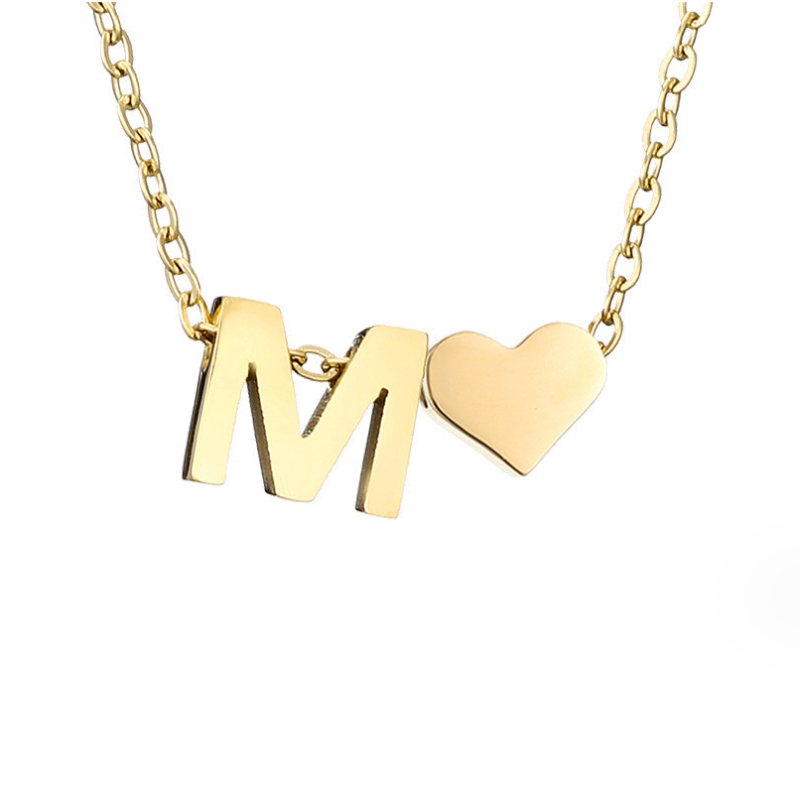 L&A | Forever Love Letter Gold Necklace
