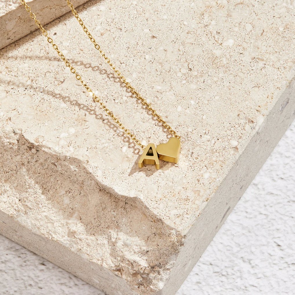 L&A | Forever Love Letter Gold Necklace
