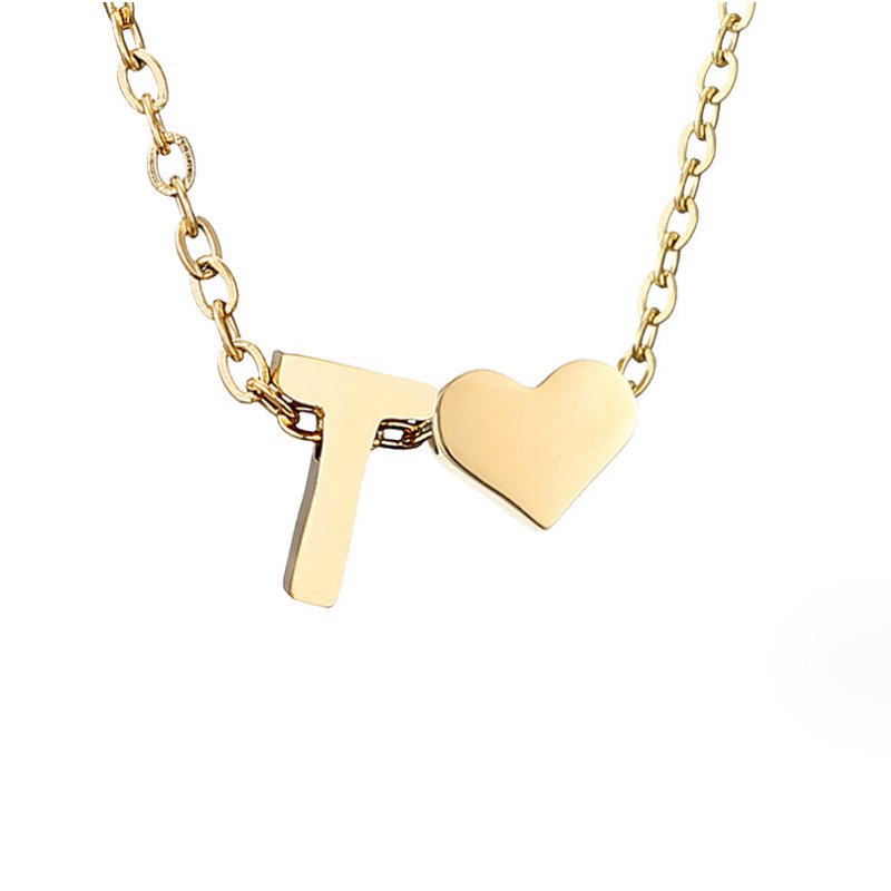 L&A | Forever Love Letter Gold Necklace