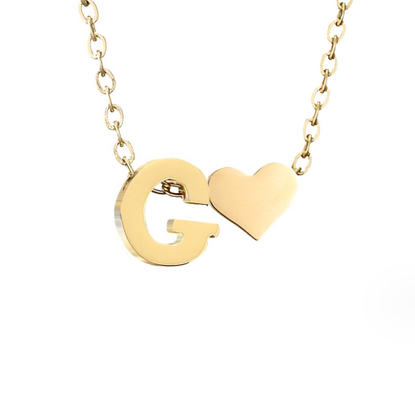 L&A | Forever Love Letter Gold Necklace