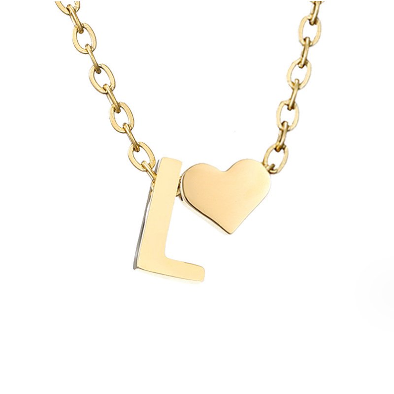 L&A | Forever Love Letter Gold Necklace