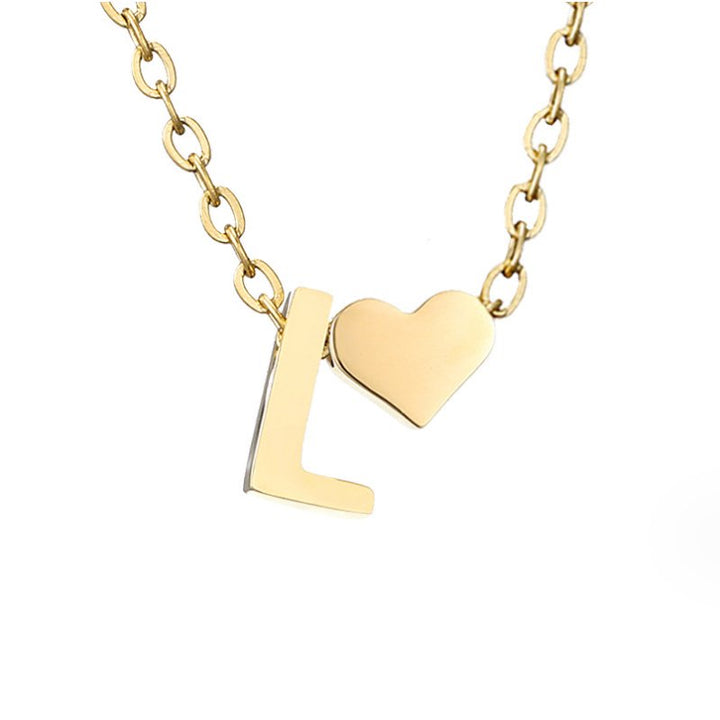 L&A | Forever Love Letter Gold Necklace